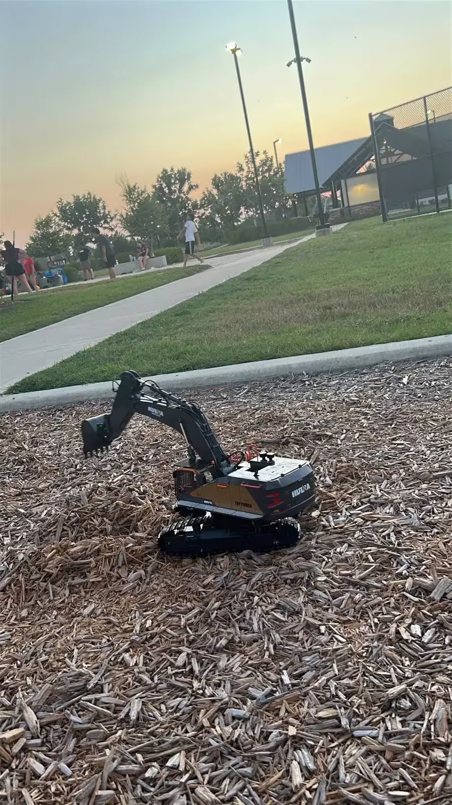 RC equipment lined up and ready for a session.